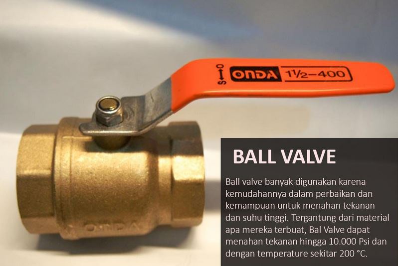 Mengenal Jenis-Jenis Ball Valve Untuk Industri