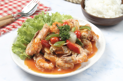 udang asam manis ala seafood premium