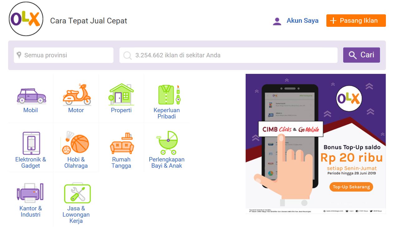 keuntungan jual beli di OLX