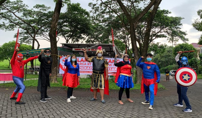 Pilkada di Surabaya tema Superhero